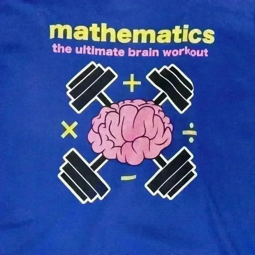 Hanes Vintage Unisex Nano-T Tee Shirt Large Mathematics Graphic Tee